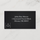 Search for master mason business cards Masonic