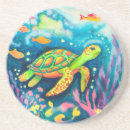 Search for underwater shark coasters Turtle