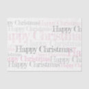 Search for pink christmas tissue paper White