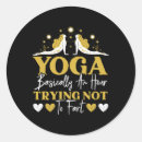 Search for yoga lover stickers Fitness