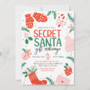 Search for bright christmas invitations Secret santa