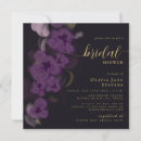 Search for purple orchid invitations Gold