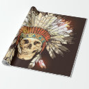 Search for native american indian wrapping paper Vintage