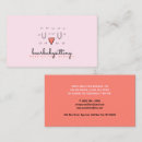 Search for nanny business cards Teacher