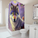 Search for wildlife shower curtains Wolves
