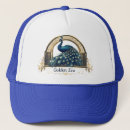 Search for blue peacock hats Gold