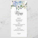 Search for dusty blue wedding menus Elegant calligraphy