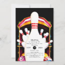 Search for cute bowling invitations Retro