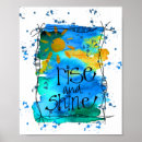 Search for rise and shine posters Typography