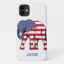 Search for blue elephants iphone cases White