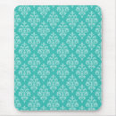 Search for damask pattern mouse mats Blue