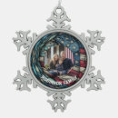 Search for veteran christmas tree decorations Stars and stripes