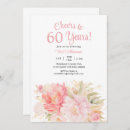 Search for cheers to 60 years birthday invitations Sixty