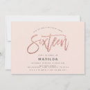 Search for surprise sweet 16 invitations Chic