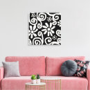 Search for black and white flowers canvas prints Floral