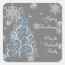 Search for elegant snowflake seals envelope seals Blue