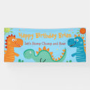 Search for dinosaur birthday banners Trex