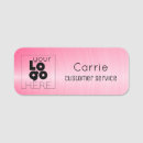 Search for pink name tags With magnetic back