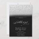 Search for silver and black wedding invitations Gothic