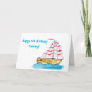 Search for sail boats birthday cards For kids