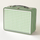 Search for plaid lunch boxes Gingham