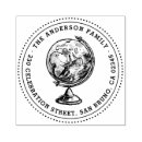 Search for globe rubber stamps Vintage