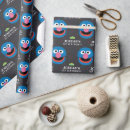 Search for grover wrapping paper Sesame street grover