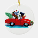 Search for poodle christmas tree decorations Red