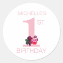 Search for pink rose birthday stickers Party