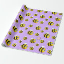 Search for bee wrapping paper Girly
