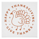 Search for cute turkey posters Happy thanksgiving
