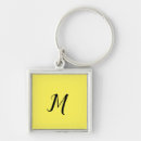 Search for letter design key rings Black