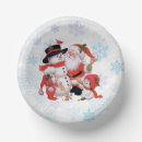 Search for santa claus paper bowls Vintage