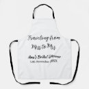 Search for wedding date aprons Bridal shower