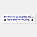 Search for westie bumper stickers Dog