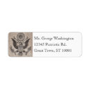 Search for historic return address labels Bald eagle