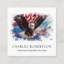 Search for veterans business cards Red white and blue