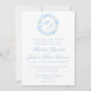 Search for blue hydrangea wedding invitations Preppy