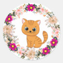 Search for summer cat stickers Floral