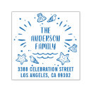 Search for sea shell rubber stamps Return address