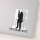 Search for proud wife stickers Military
