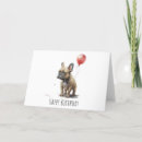 Search for french bulldog birthday cards Happy
