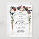 Search for wood arch wedding invitations Floral