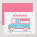 Search for ice cream truck invitations Pink
