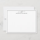Search for name monogram initials note cards Stylish