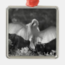 Search for egret christmas tree decorations Artistic