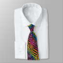 Search for rainbow animal ties Zebra