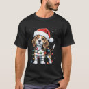 Search for beagle christmas tshirts Snow