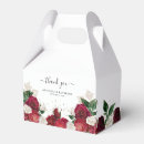 Search for red rose wedding favour boxes Bridal shower