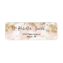 Search for pink and gold return address labels Girly